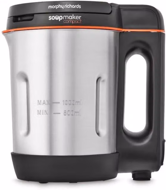 Morphy Richards Compact Soup Maker in Silver Stainless Steel