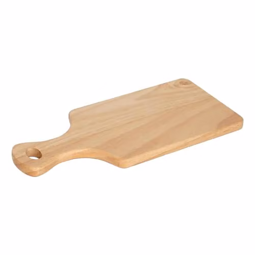 Argon Tableware Wooden Rectangular Chopping Board with Handle in Brown, W: 34 cm, D: 16 cm – 1