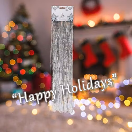 VFM e-Store Angel Hair Christmas Decoration, Silver, W/H: 38 x 50 cm – 3