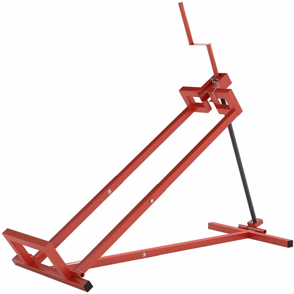 STILVORA Foldable Steel Mower Jack Lift, 400 kg, Red – 5