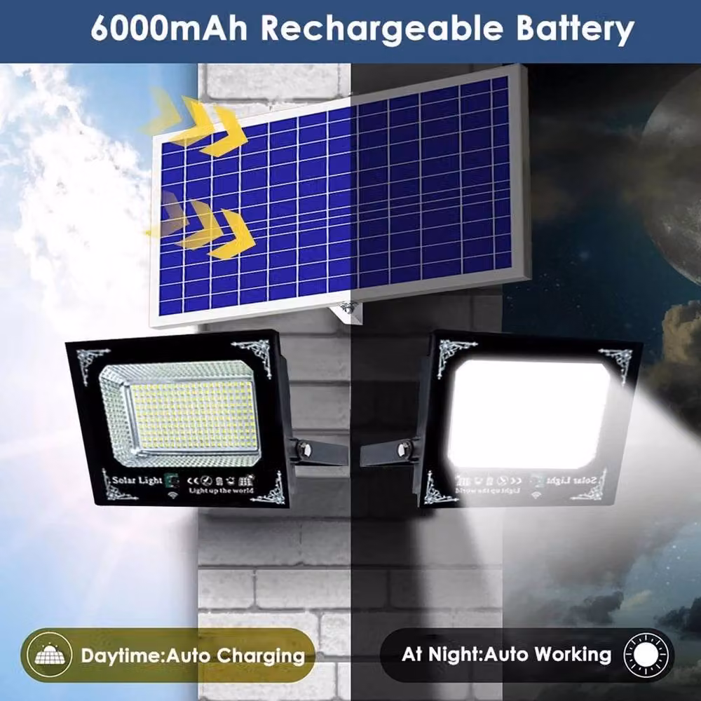 SPETLEK Solar Dual RGB Flood Light with Up and Down Lighting in Black and Multicolour – 3