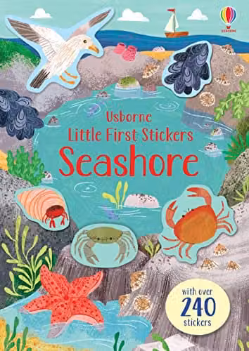 Jessica Greenwell Little First Stickers Seashore Multicolour Paperback Book