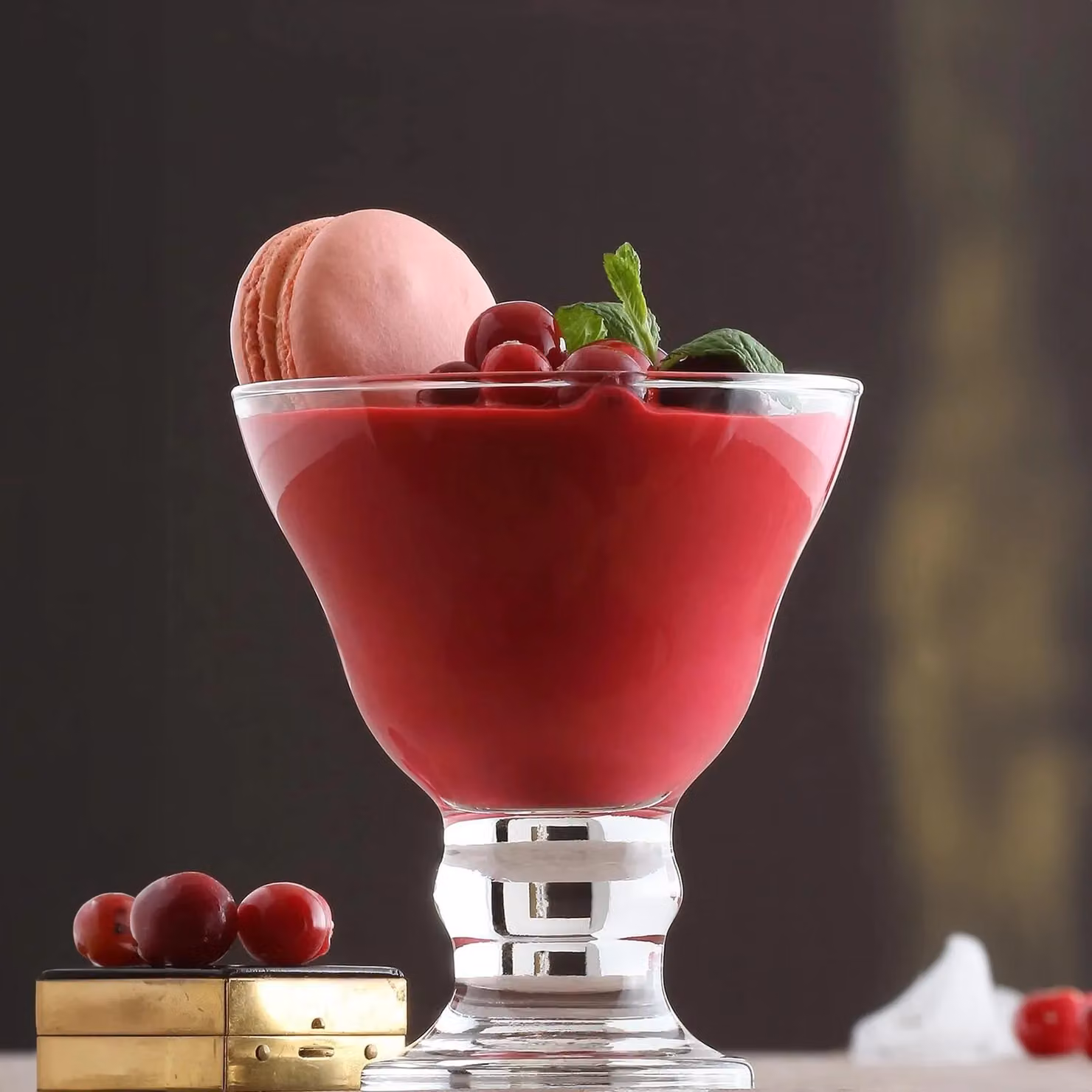 LAV Orion Glass Dessert Bowls, Clear, Pack of 6, 255ml per bowl – 3