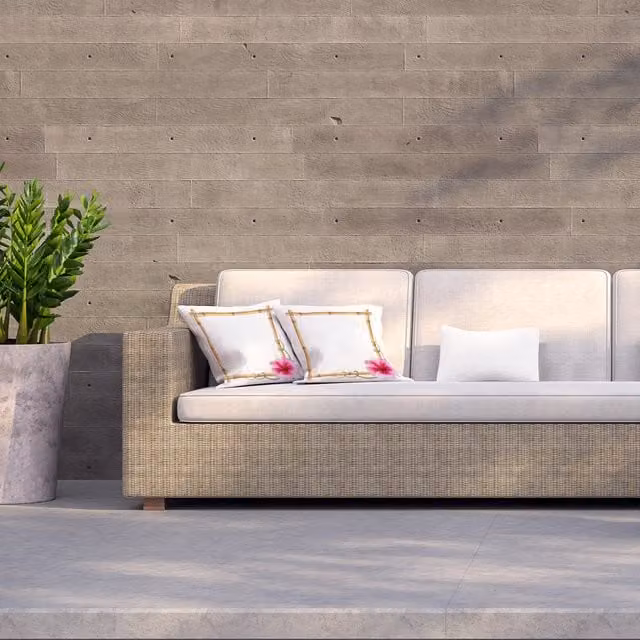 Andrew Lee White Square Outdoor Cushion, W/D/H: 60 x 60 x 60 cm
