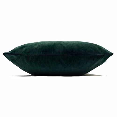 Furn Aurora Ribbed Velvet Corduroy Cushion, Green, W/D/H: 45 x 45 x 45 cm – 2