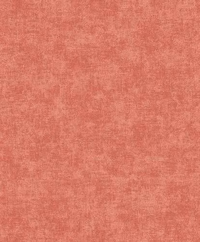 Grandeco A53713 Non-Woven Wallpaper in Vintage Red with a Plain Plaster Look Structure
