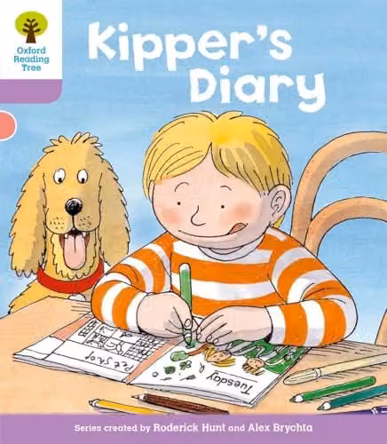 Oxford Reading Tree Level 1+ First Sentences Kipper's Diary by Oxford University Press, Multicolour