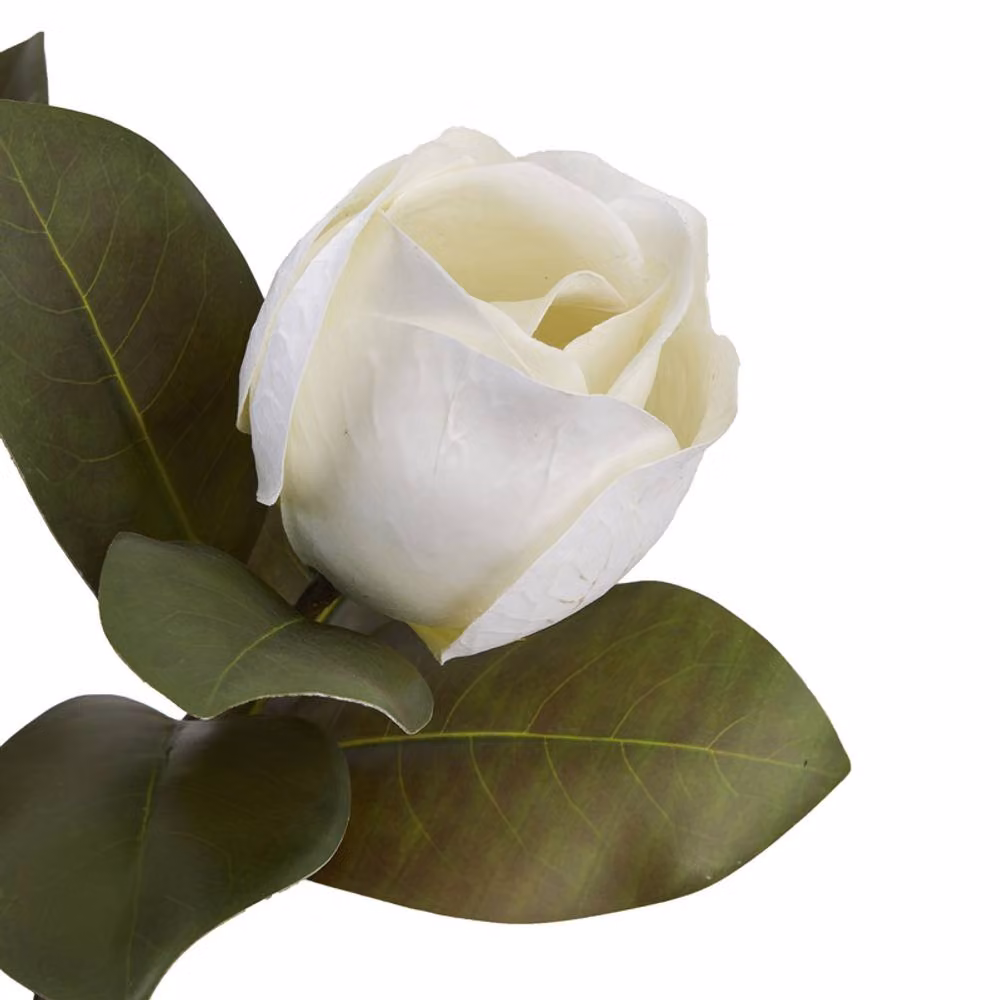 Lemon Pavilion White Plastic Magnolia Stem, H78 cm – 4