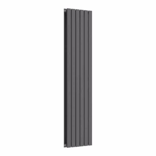 Lux Heat Anthracite Grey Flat Vertical Double Panel Designer Radiator H 160 cm x W 42 cm – 2