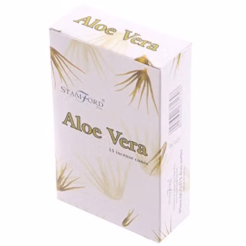 Stamford KDMD Aloe Vera Incense Cones in White