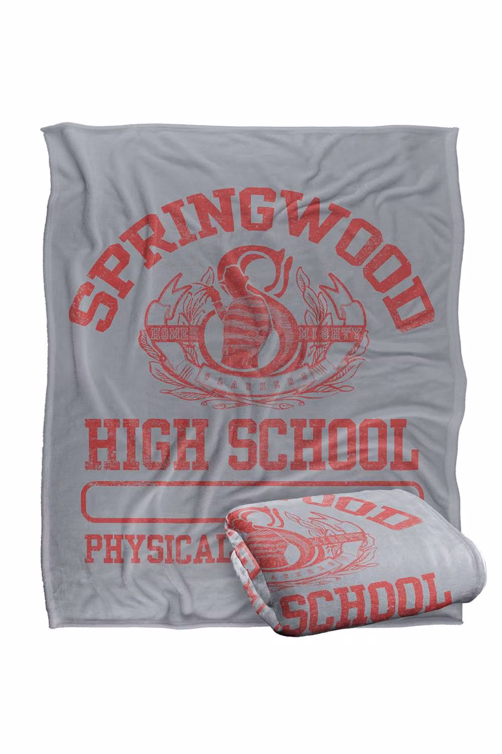 Warner Bros. Nightmare On Elm Street Springwood High Super Soft Silky Touch Throw Blanket, Large, Grey and Multicolour – 2