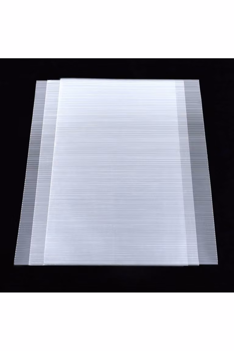Livingandhome 24-Piece Transparent Polycarbonate Sheets for Greenhouse Covering