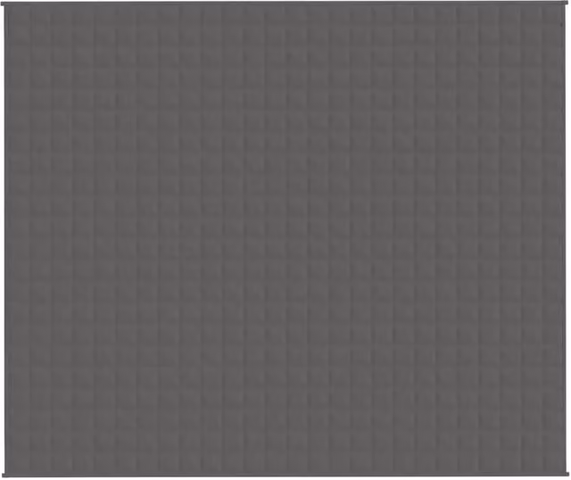Berkfield Home Grey Soft Weighted Blanket with Glass Beads, W: 220 cm, D: 260 cm, 13 kg