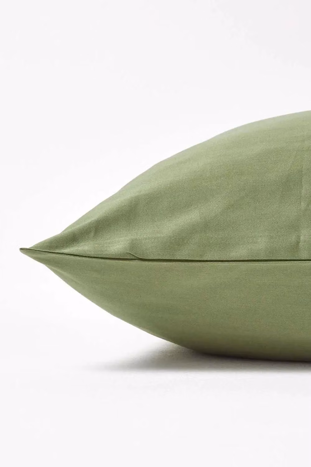 Homescapes Green Sateen Cotton Continental Pillowcase, 400 TC, 80 x 80 cm – 2
