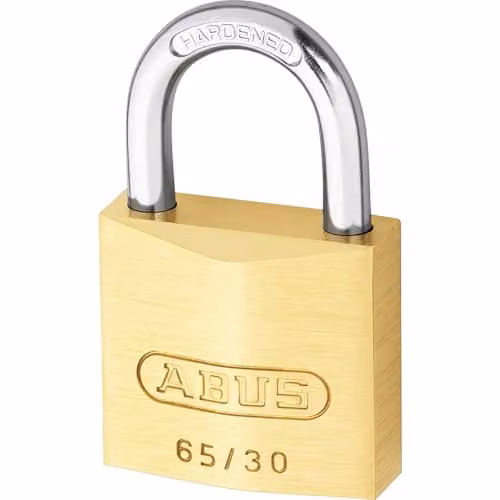 ABUS Brass Padlock Keyed Alike in Gold/Yellow, 30mm