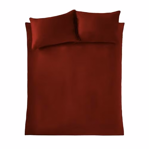 Catherine Lansfield Kingsley Soft Matt Velvet King Duvet Cover Set with Pillowcases, Raspberry – 2