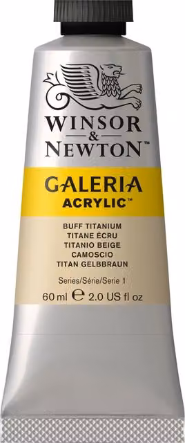Winsor & Newton Galeria Acrylic Paint, Buff Titanium, 15 ml