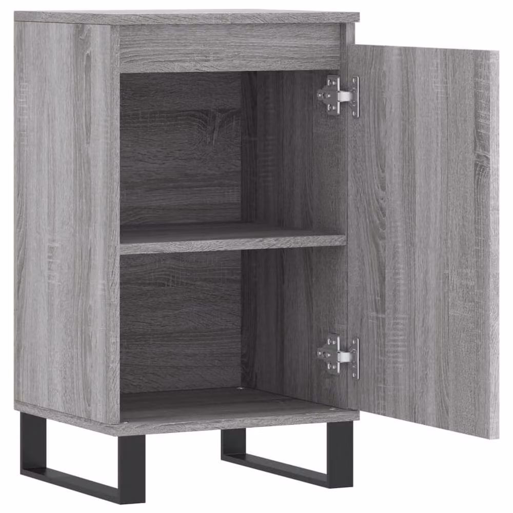 Berkfield Home Grey Sonoma Sideboard in Engineered Wood, W/D/H: 40 x 35 x 70 cm – 2