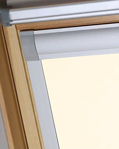 Bloc Blinds Blackout and Thermal Insulating Skylight Blind for Velux Roof Windows in Beige and Silver – 2