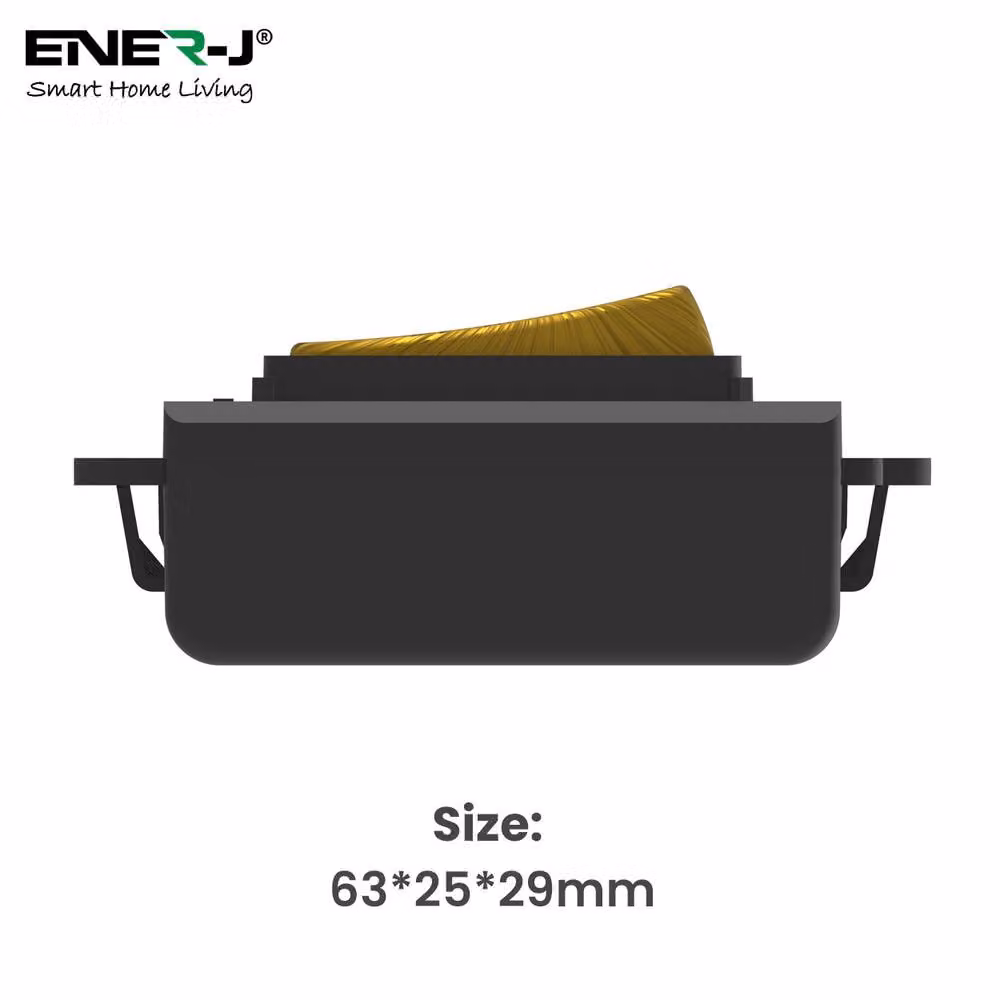 ENER-J Pro Series Wireless Kinetic Grid Switch in Antique Brass Gold – 3