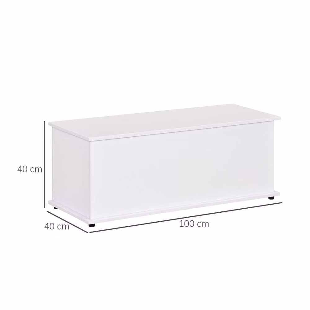 ERGOVEXA 113L White Storage Chest, W/D/H: 100 x 40 x 40 cm – 2