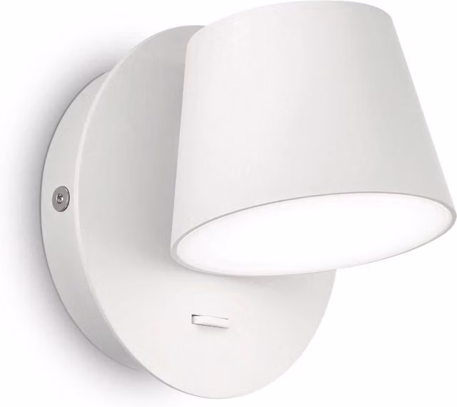 Netlighting Gim LED Adjustable Cylinder Wall Light in White