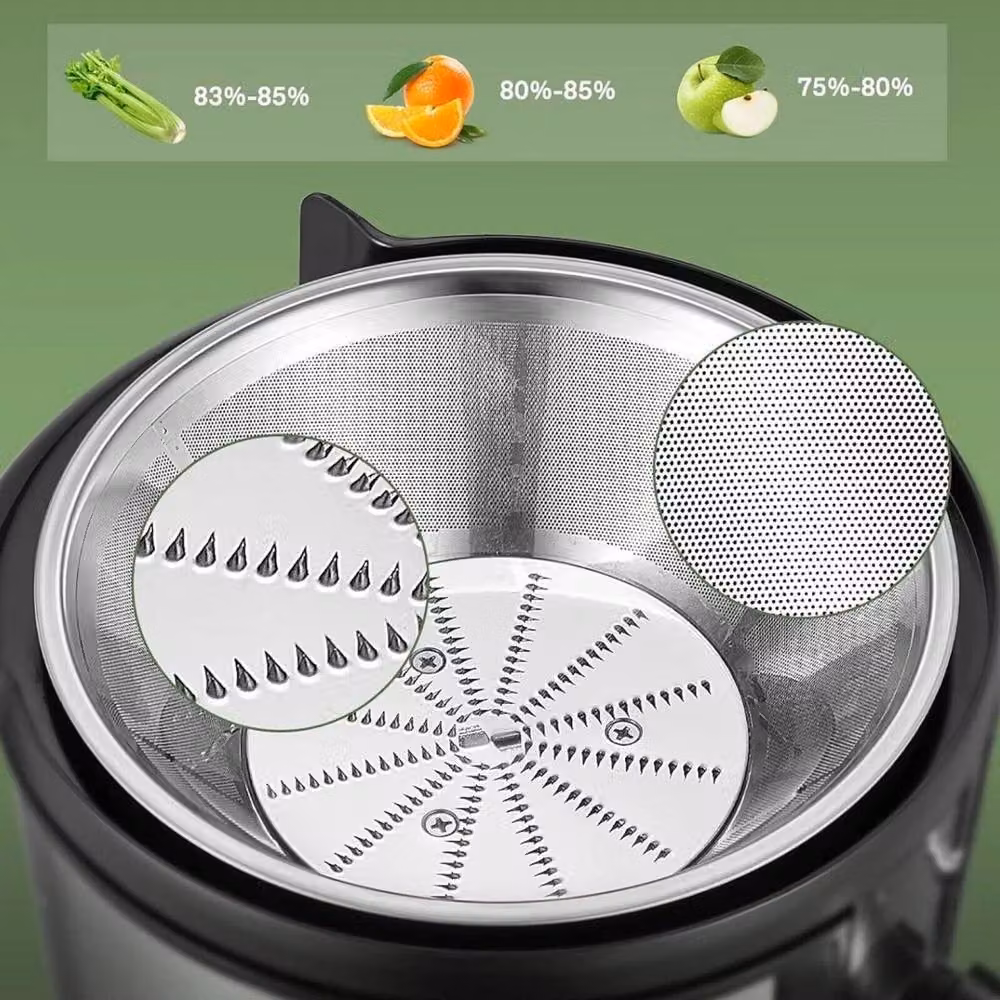 Kelvenix 1000W Centrifugal Juicer Machine and Whole Fruit Juice Maker in Silver – 4