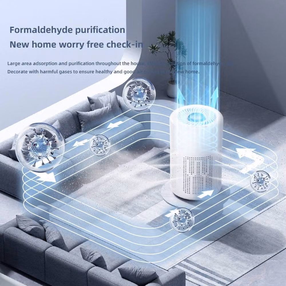 Ventryn Medical Grade HEPA Air Purifier with Pre-Filter and Sleep Mode in White – 4