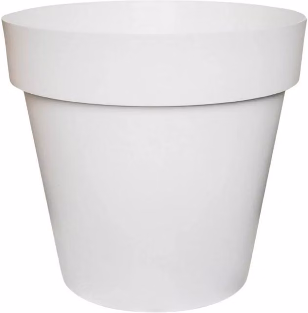 Lemon Pavilion Furniture and Decor Cleo White Planter Tub W: 40 cm, D: 40 cm, H: 35.5 cm