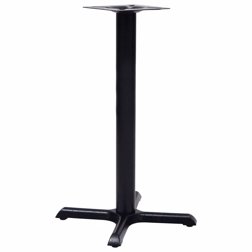 Berkfield Home Bistro Table Leg in Black Cast Iron, W/D/H: 56 x 56 x 72 cm – 1