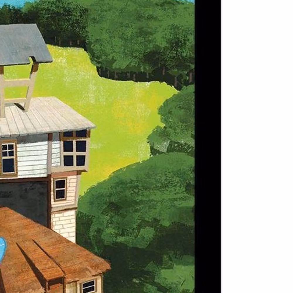 Harry Potter Looking Forward The Burrow Framed Multicolour Paper Poster – 2
