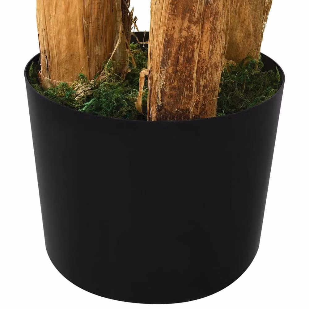 Berkfield Home Artificial Banana Tree with Pot, Green, Height: 300 cm – 3