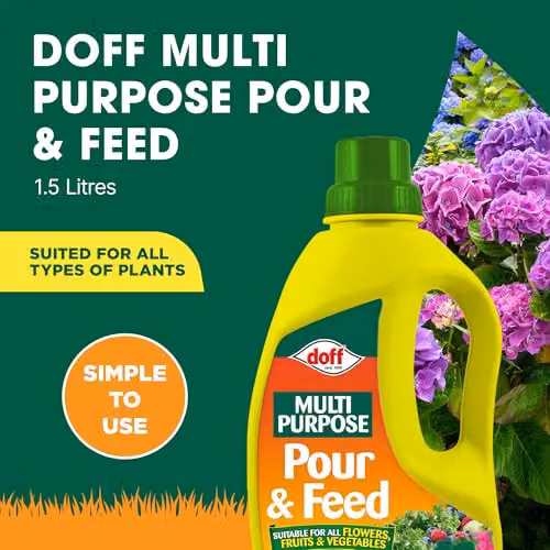 Doff Multi Purpose Pour and Feed Plant Tonic, 1.5 l, Yellow – 3