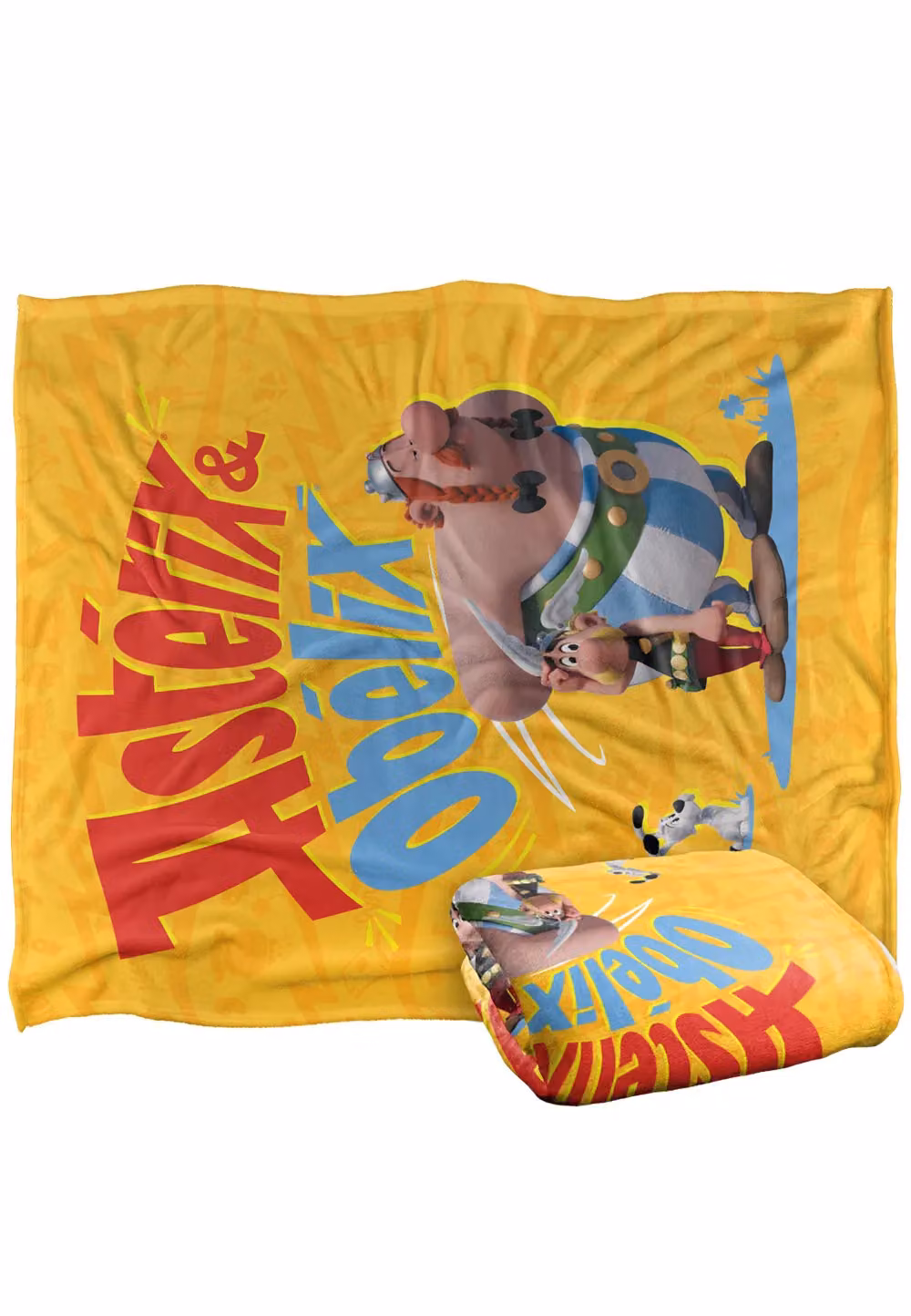 Netflix Asterix Obelix Idefix The Gauls Super Soft Microfibre Fleece Throw Blanket in White, W/D/H: 152 x 127 cm – 4