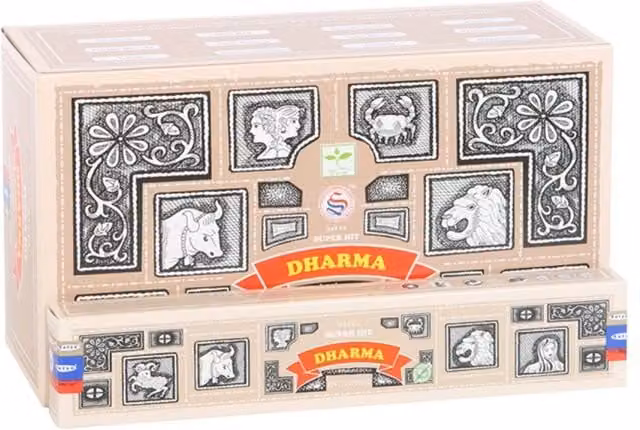 Satya Superhit Dharma Incense Sticks, Orange Floral and Woody Scent