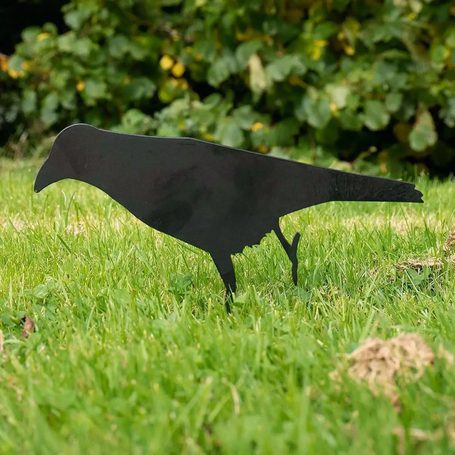 Marco Paul Set of 3 Black Metal Crow Target Decoys for Free Standing Hunting Deterrent – 2
