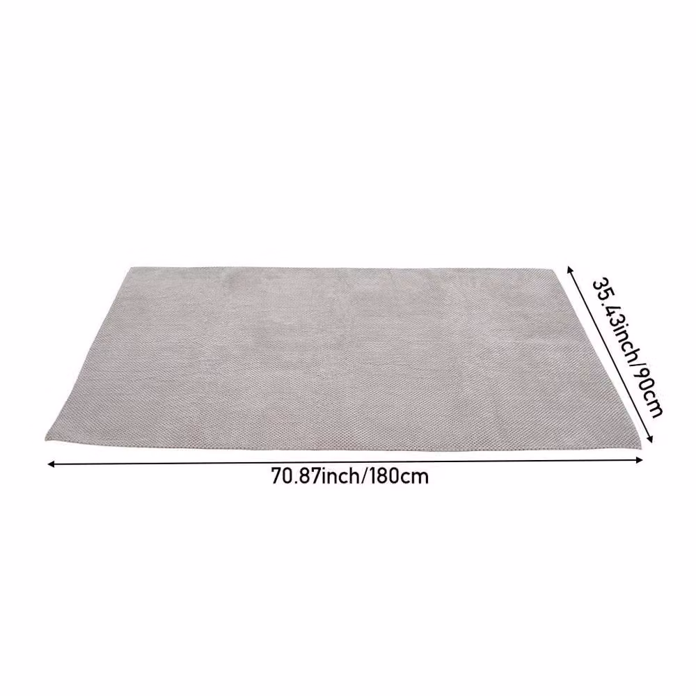 NESTLUNE Non-slip Microfibre Sofa Cover in Grey, W/D/H: 180 x 90 cm – 2