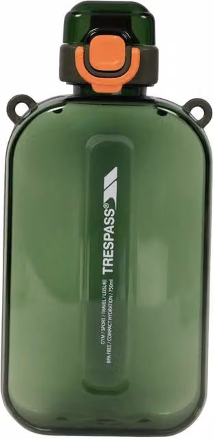 Trespass Cantina 750ml Water Bottle in Green