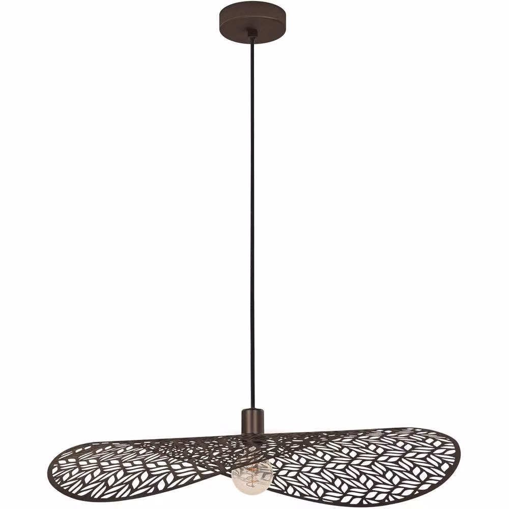 Loops Modern Bronze Pendant Ceiling Light in Brown – 2