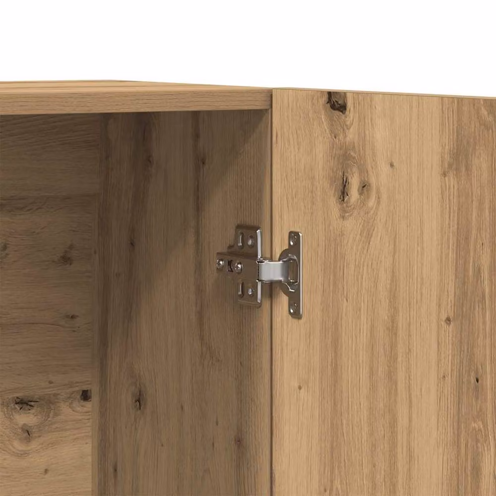 Berkfield Home Artisan Oak Highboard in Brown, W/D/H: 70 x 31 x 115 cm – 3