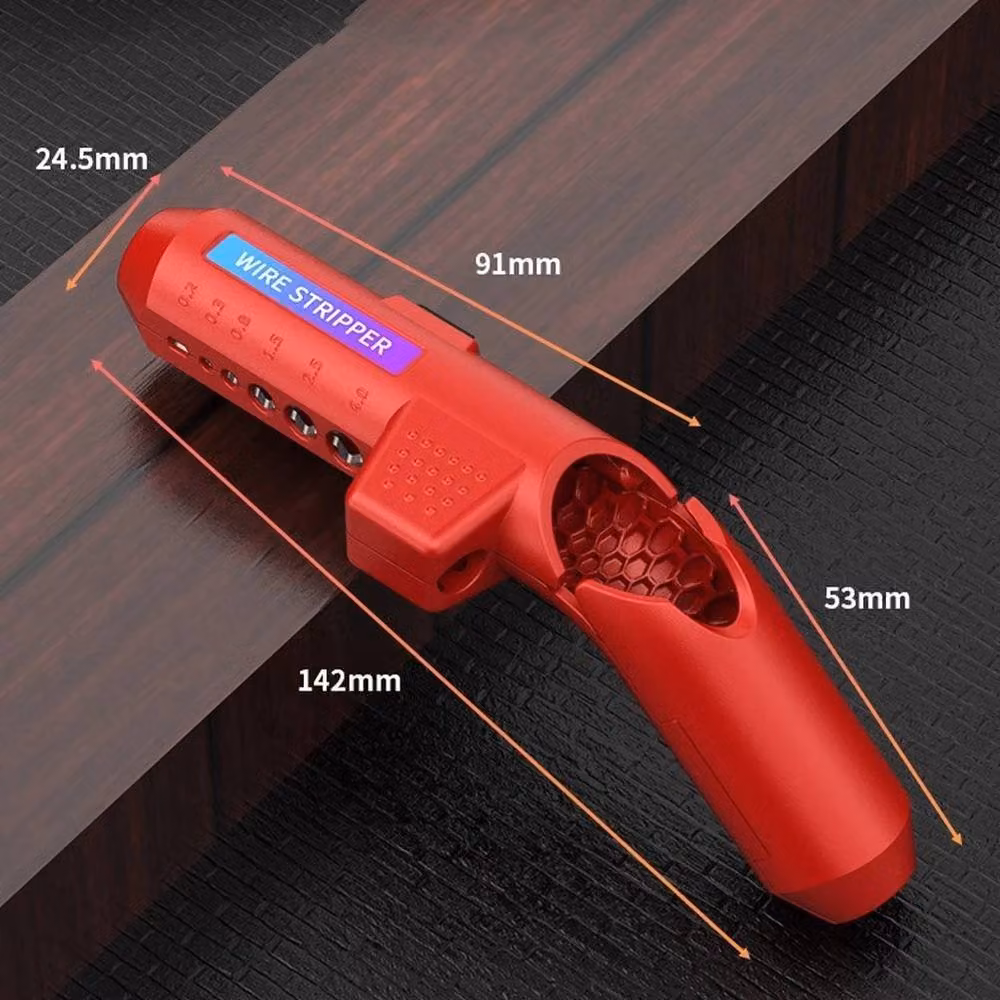 SPETLEK Electrical Cable Stripping Tool in Red, Length: 520 cm – 2