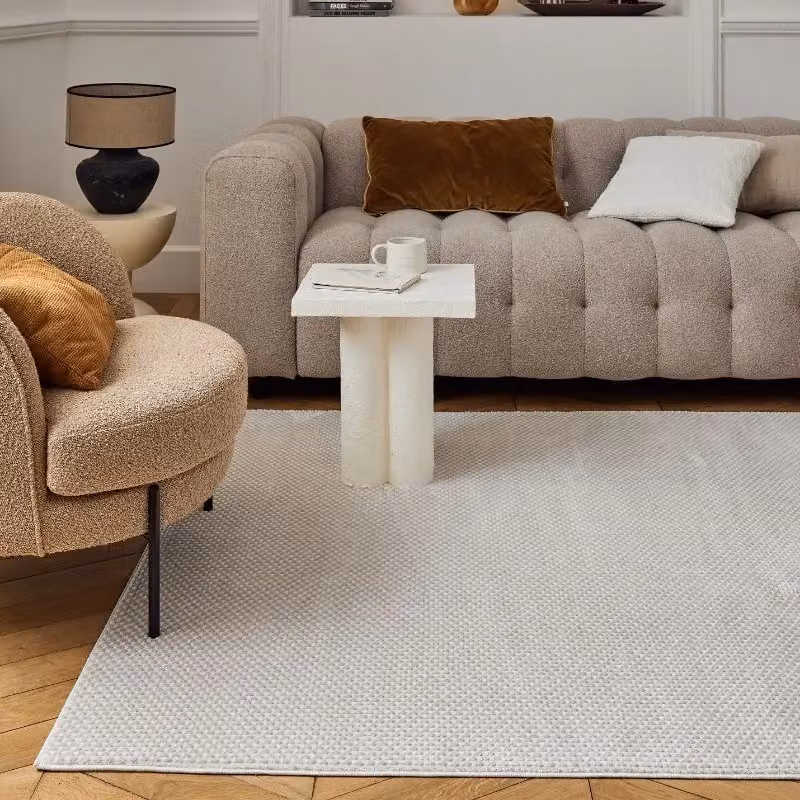THE RUGS Carmel Modern Dotted Design Area Rug, Beige, W: 80 cm, L: 150 cm – 4