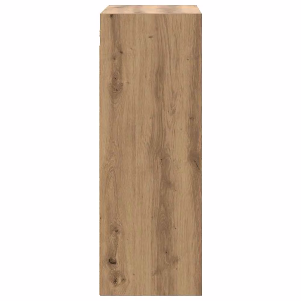 Berkfield Home Artisan Oak Hanging Wall Cabinet, Brown, W: 69.5 cm, D: 32.5 cm, H: 90 cm – 3