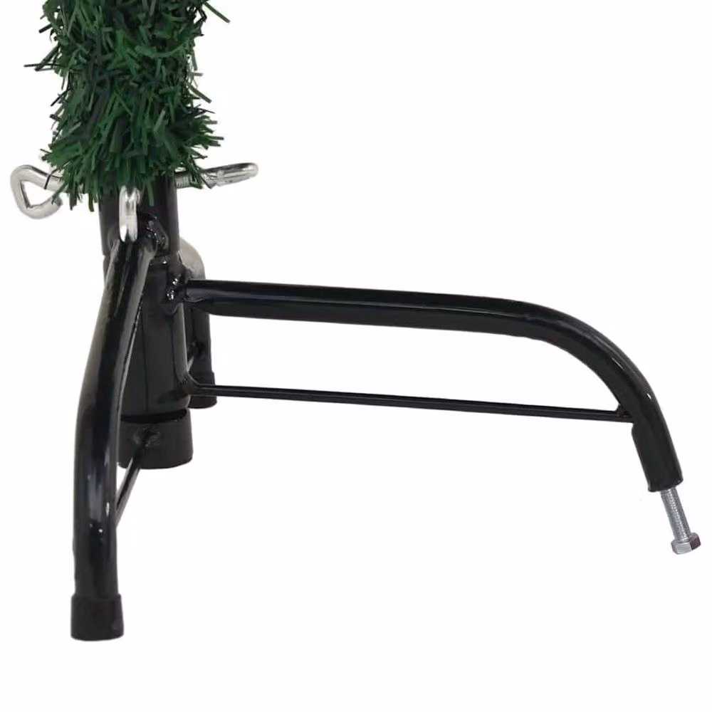 Berkfield Home Beautiful Artificial Half Christmas Tree with Stand, Green, Height: 150 cm – 7