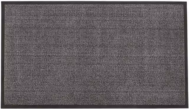 JVL Heavy Duty Anti-slip Barrier Door Mat, Grey and Black, W: 80 cm, L: 120 cm – 1