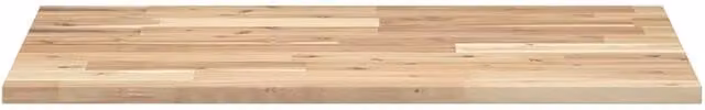 Berkfield Home Versatile Untreated Solid Wood Acacia Desk Top in Brown, W: 60 cm, D: 50 cm, H: 2 cm