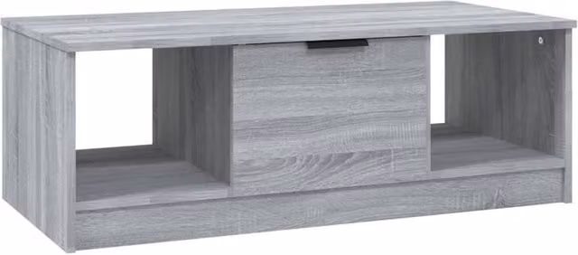 Berkfield Home Grey Sonoma Coffee Table, W/D/H: 102 x 50 x 36 cm – 1
