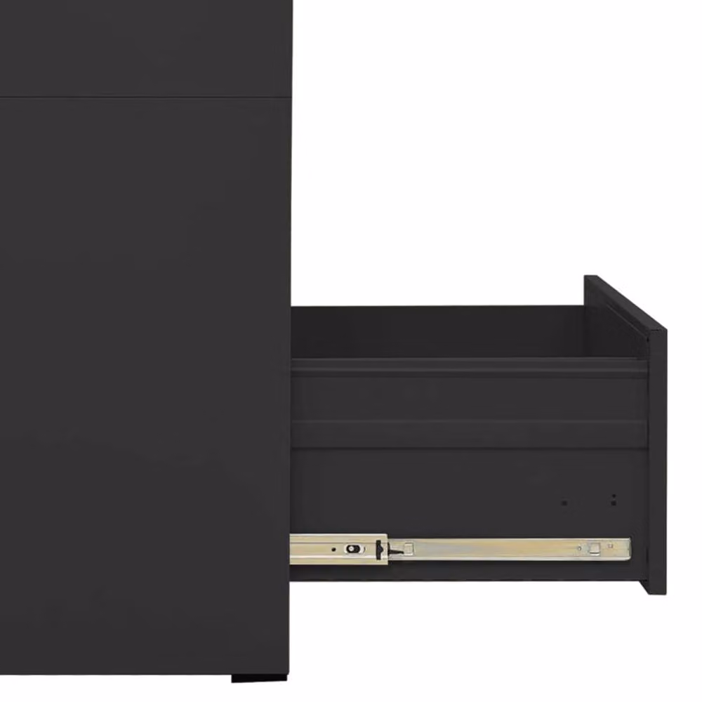 Berkfield Home Modern Filing Cabinet in Anthracite Grey, W/D/H: 46 x 62 x 102.5 cm – 3