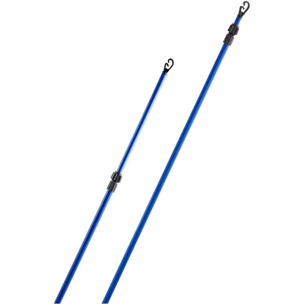Nordara 2-Piece Heavy Duty Telescopic Washing Line Prop Extendable Poles in Blue – 4