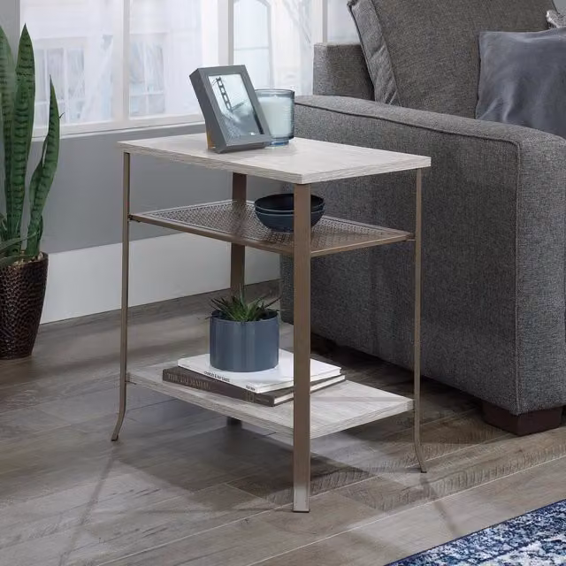 Teknik City Side Coffee Table in Champagne Oak and Beige